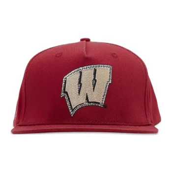 Travis Scott X Mitchell & Ness Wisconsin Badgers Snapback Hat