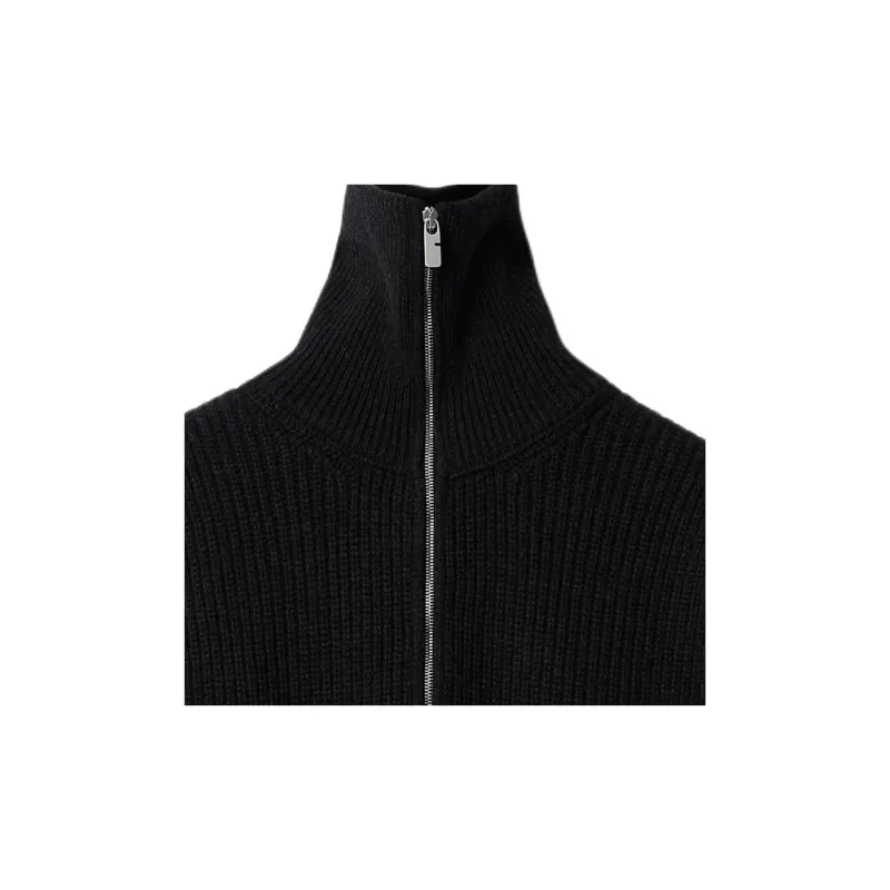 Burberry Zip up Cashmere Cape-4