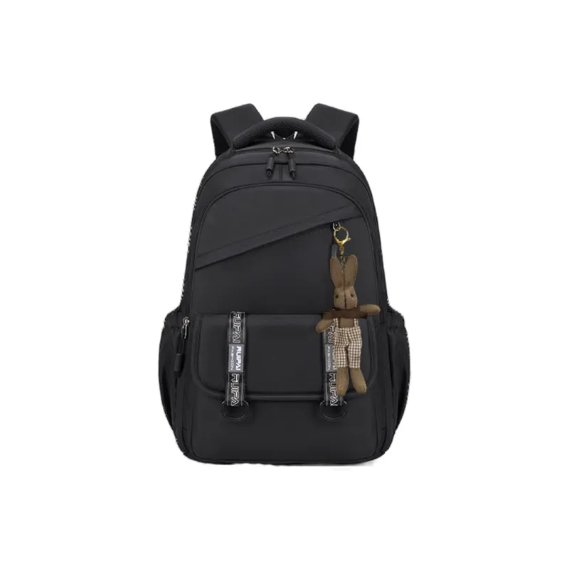 RUIPAI Fabric Backpack Regular Unisex Beige Green/Black-5