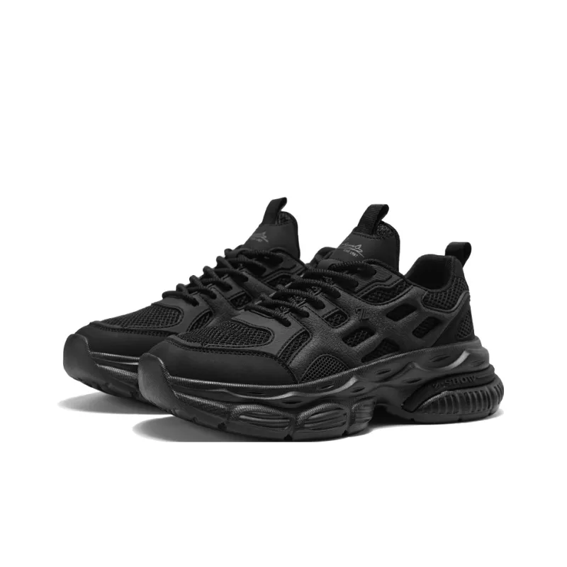 KYMOOU Anti-Slip And Wear-Resistant Height Increasing Low-Top Chunky Sneakers Men's-2