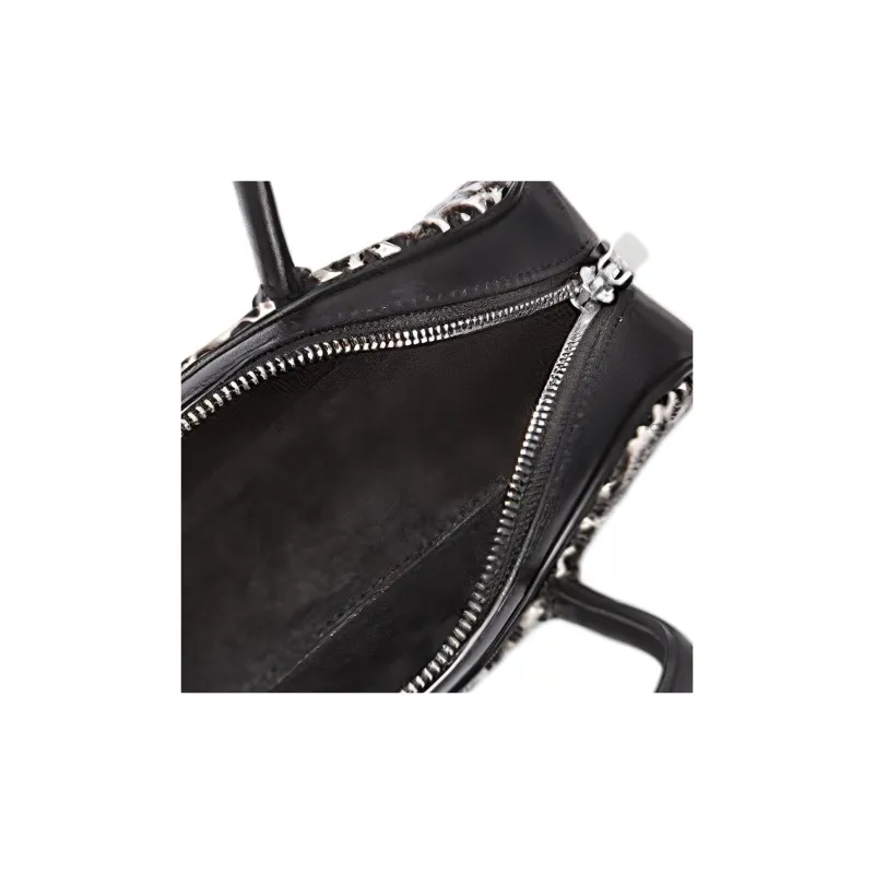 MICHAEL KORS Calf Hair Handbag Trumpets Women's Black-3