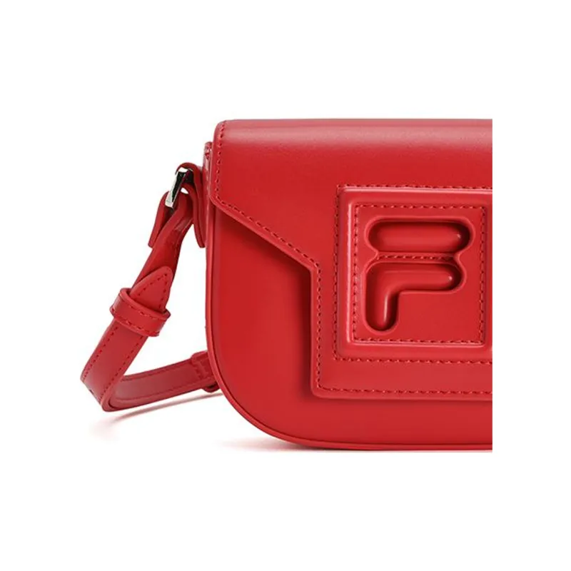 FILA PU Crossbody Bag, Shoulder Bag Mini Women's Red-4