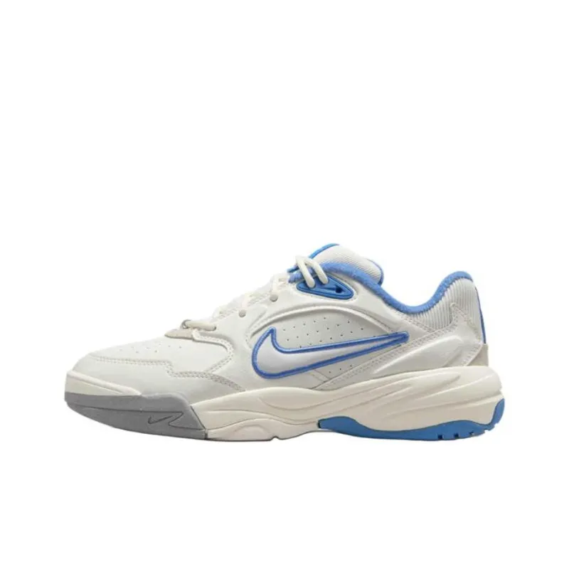 Nike Anti-Slip Wear-Resistant Low-Top Running Shoes Women's Beige Blue-0