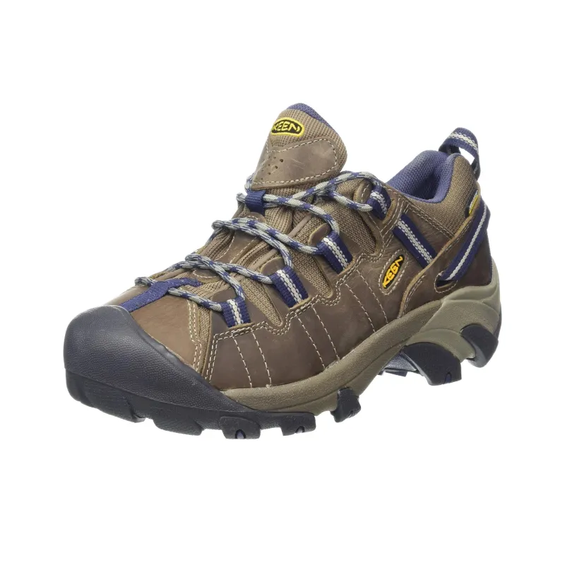 KEEN Targhee 2 Anti Slip Wear Resistant Low Top Outdoor Shoes Women's Brown Blue-0
