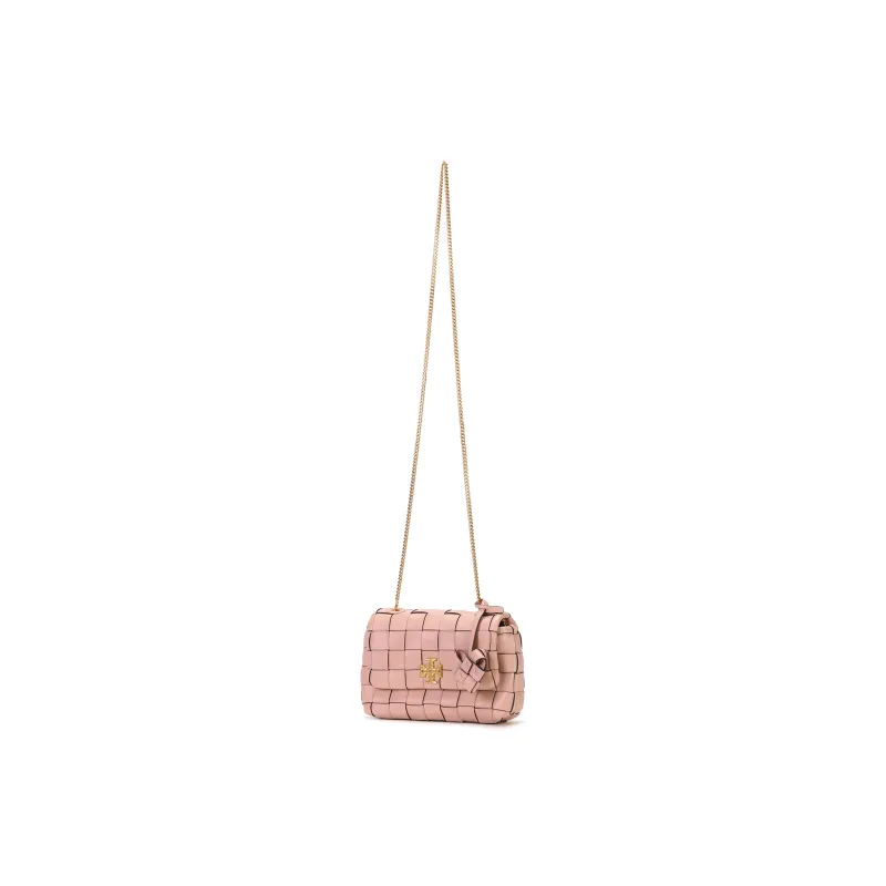 TORY BURCH Kira Leather Shoulder Bag, Crossbody Bag Women's Pink-1