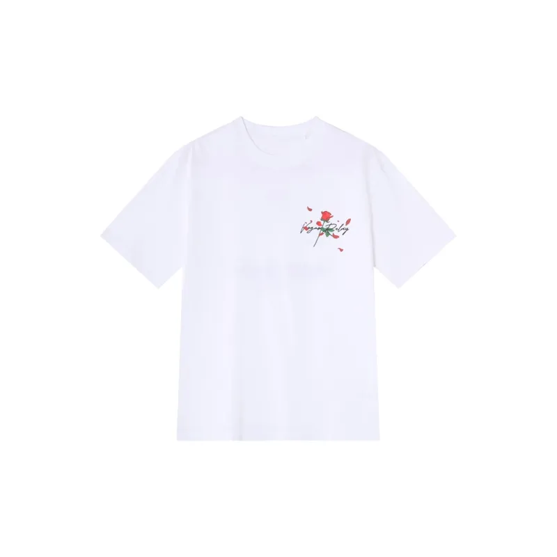 Voguo Relay T Shirt Unisex White, Black-4