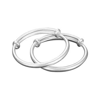 LAOYINJIANG S999 Fine Silver Bangles Kids'