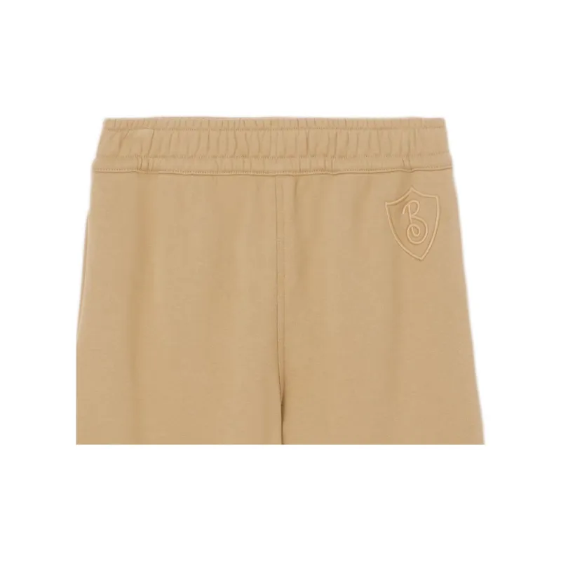 Burberry Logo Patch Cotton Track Pants-4