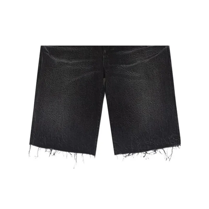 SAINT LAURENT Denim Shorts Men Black-3