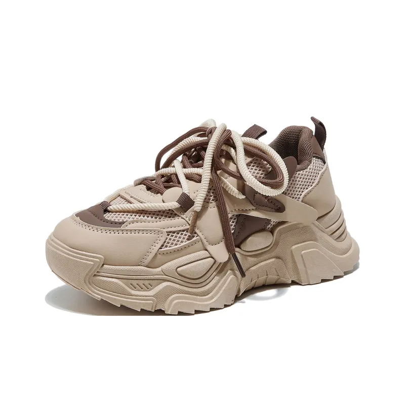 Little Red Man Cushioning, Slip Resistant, Lightweight Low Top Chunky Sneakers Women's-5