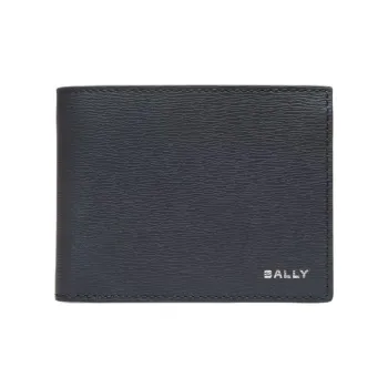 BALLY Calfskin Wallet Men's Blue