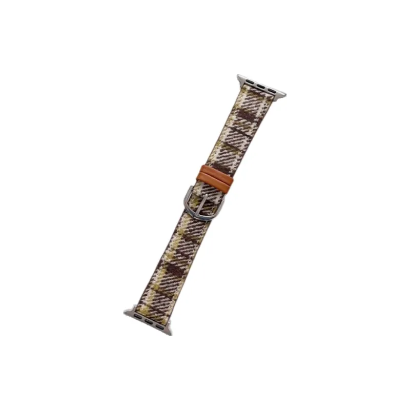 Warbler Dew Apple Compatibility Watch Band Woolen Material-4