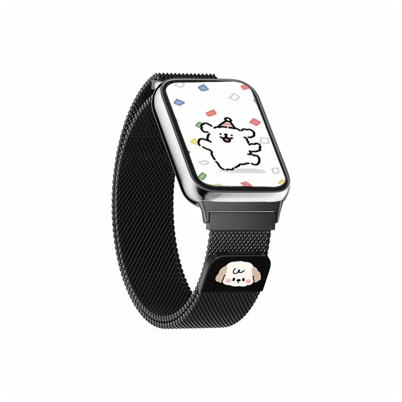 Mr. Strap Xiaomi Red Beige Compatibility Watch Band Stainless Steel Material-10