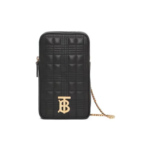 Burberry Lola Lola Bag Lambskin Cell Phone Pouch Shoulder Bag Crossbody Bag Mini Women's Black