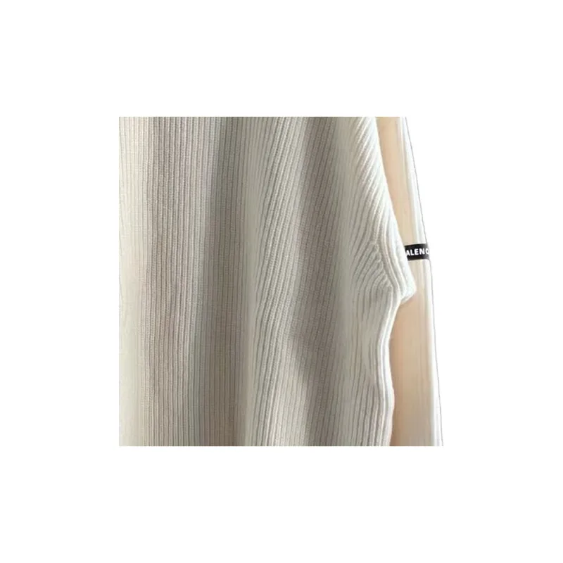 Balenciaga SS24 Sweater Loose Fit Style Men's White-2