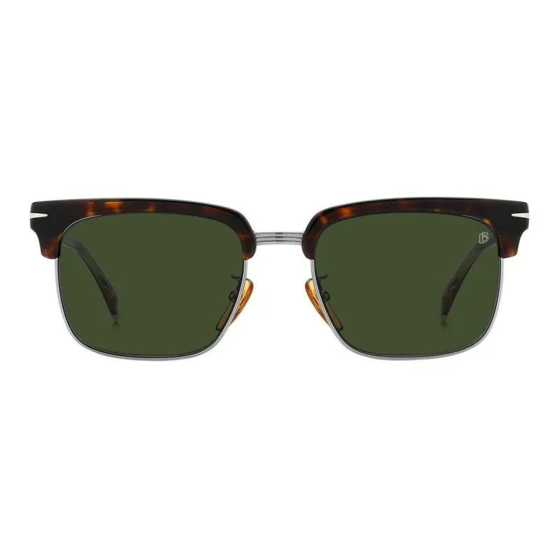 David Beckham Acetate Metal Irregular Shape Sunglasses Unisex Tortoiseshell-1