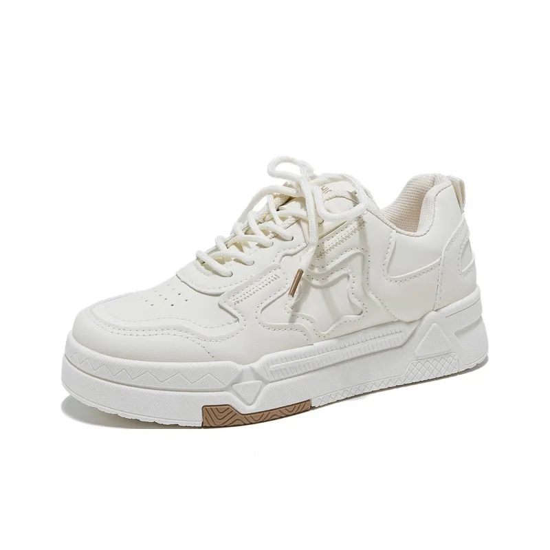 Little Red Man Low Top Skateboard Shoes Women's-3