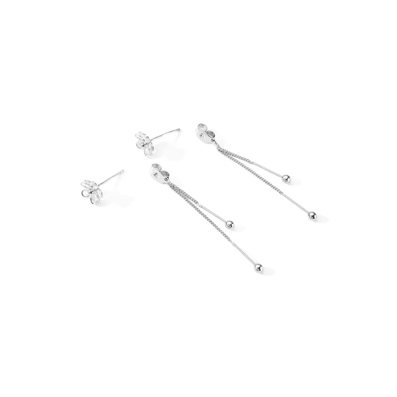 XXOFF Rhinestone Earrings Women's-4