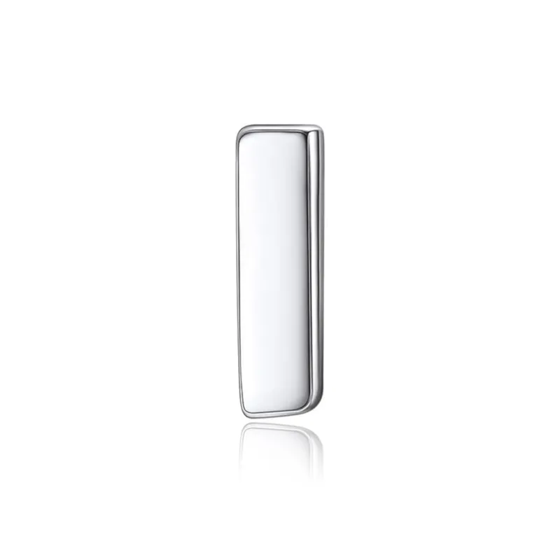 LINGJIE S925 Silver Stud Earrings Unisex-8