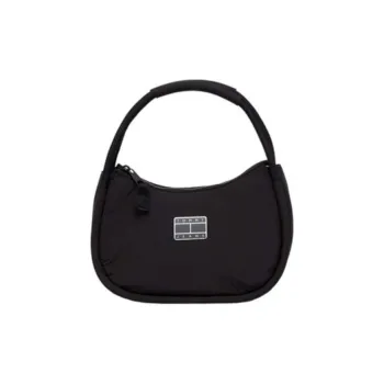 Tommy Hilfiger Recycled Nylon Handbag Women's Black