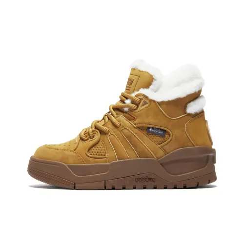 Palladium Cushioned Slip-Resistant Low-Top Skateboard Shoes Women's Wheat Yellow
