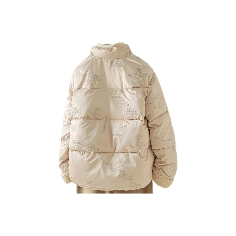 IHIMI Puffer Jacket Women's Apricot Beige-1