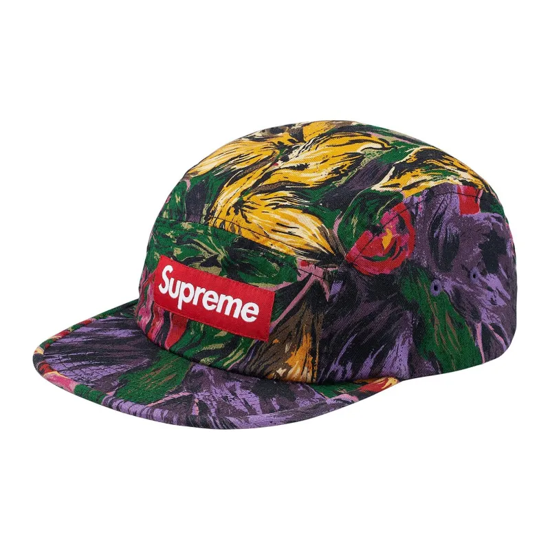 Supreme Painted Floral Camp Cap-0