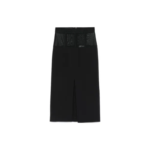 Elisabetta Franchi Crepe Midi Skirt