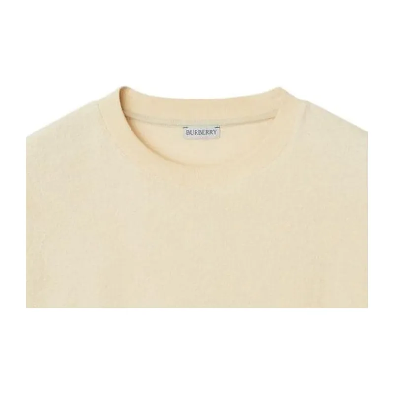 Burberry Equestrian Knight Printed Crewneck T Shirt-3