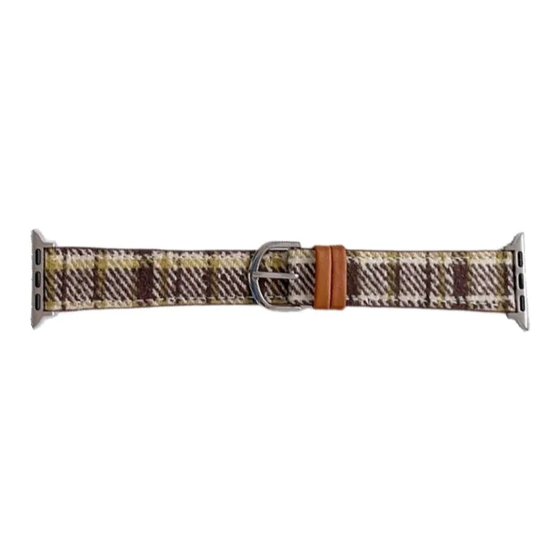 Warbler Dew Apple Compatibility Watch Band Woolen Material-5