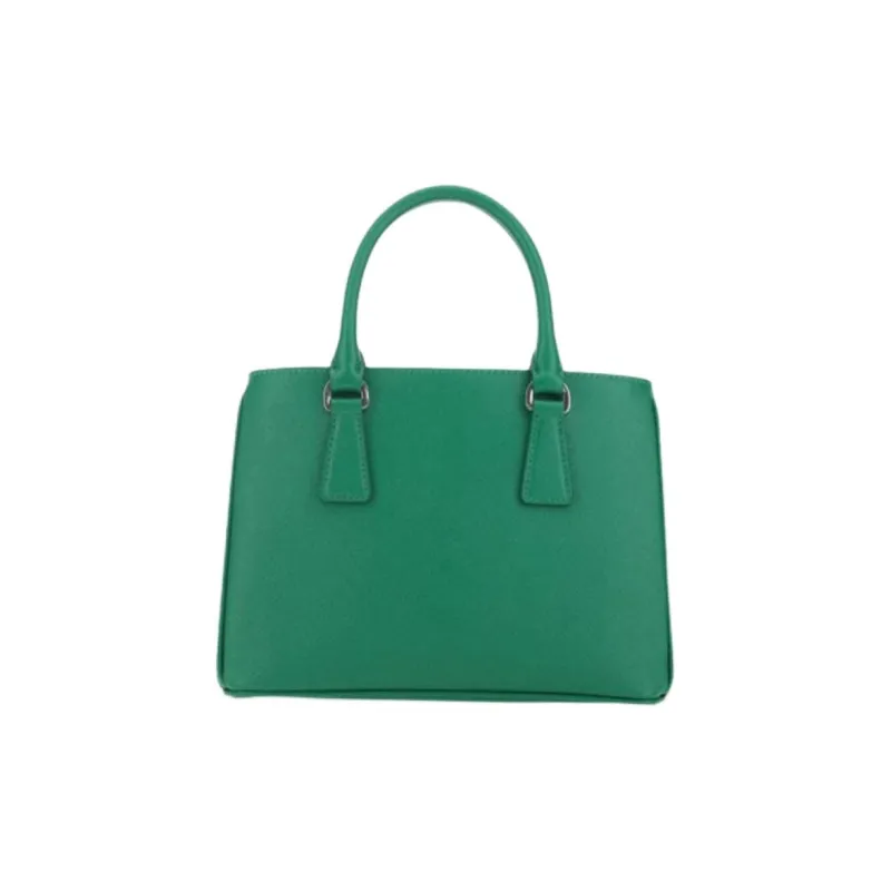 PRADA Galleria Killer Bag Saffiano Leather Handbag Mini Women's Green-3