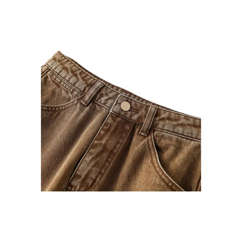 IHIMI Jeans Women's Coffee Brown-3