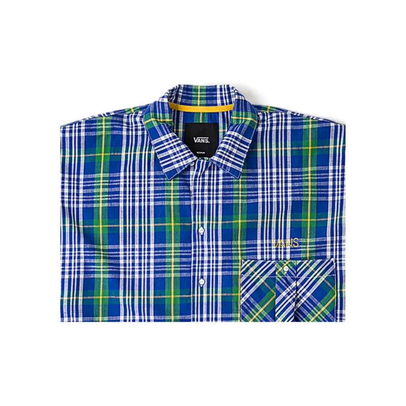 Vans TOKYO DESIGN COLLECTIVE Shirt Unisex Blue Plaid-3