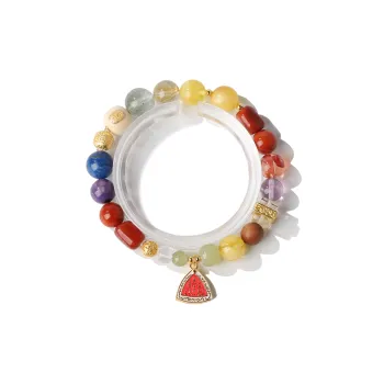 YUANYUANRUYI Southern Red Agate Bracelets Unisex