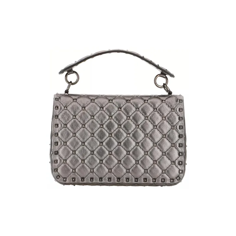 Valentino Garavani Rockstud Foldover Top Tote Bag-2