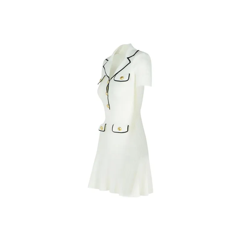 Self portrait Ribbed knit Mini Dress-2