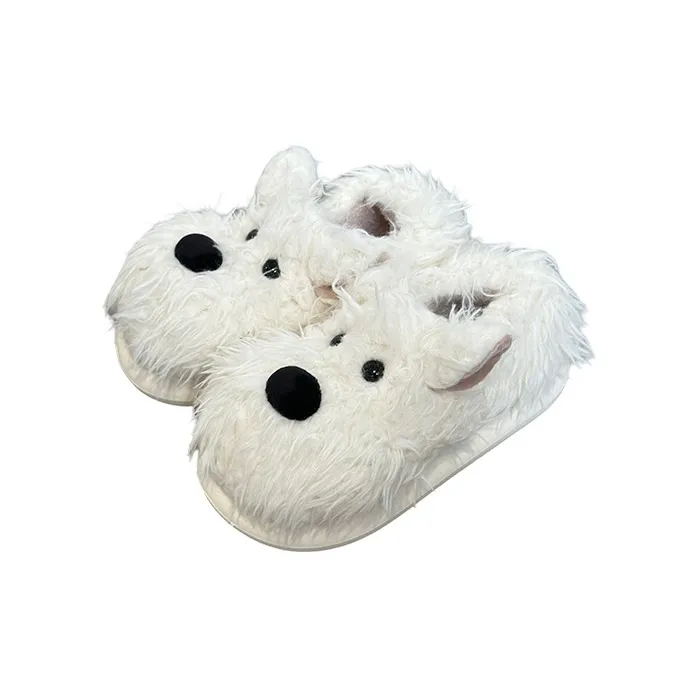 Dream Eater Home Slippers White/Brown-14