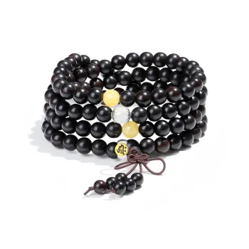 PUTUOSHANWENCHUANG Ebony Bracelets Unisex