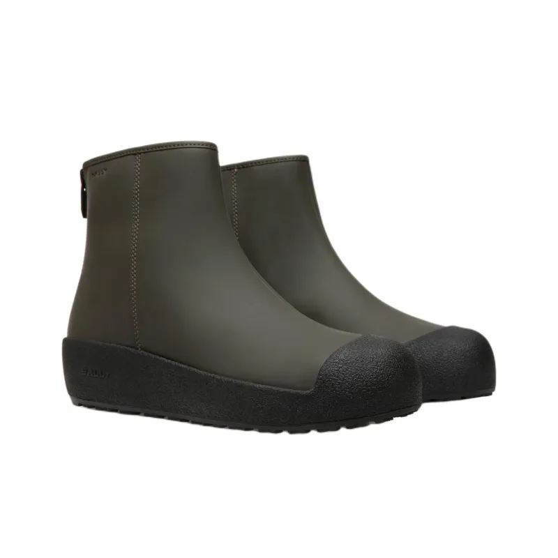 BALLY X Monocle Cubrid Curling Ankle Boots-1