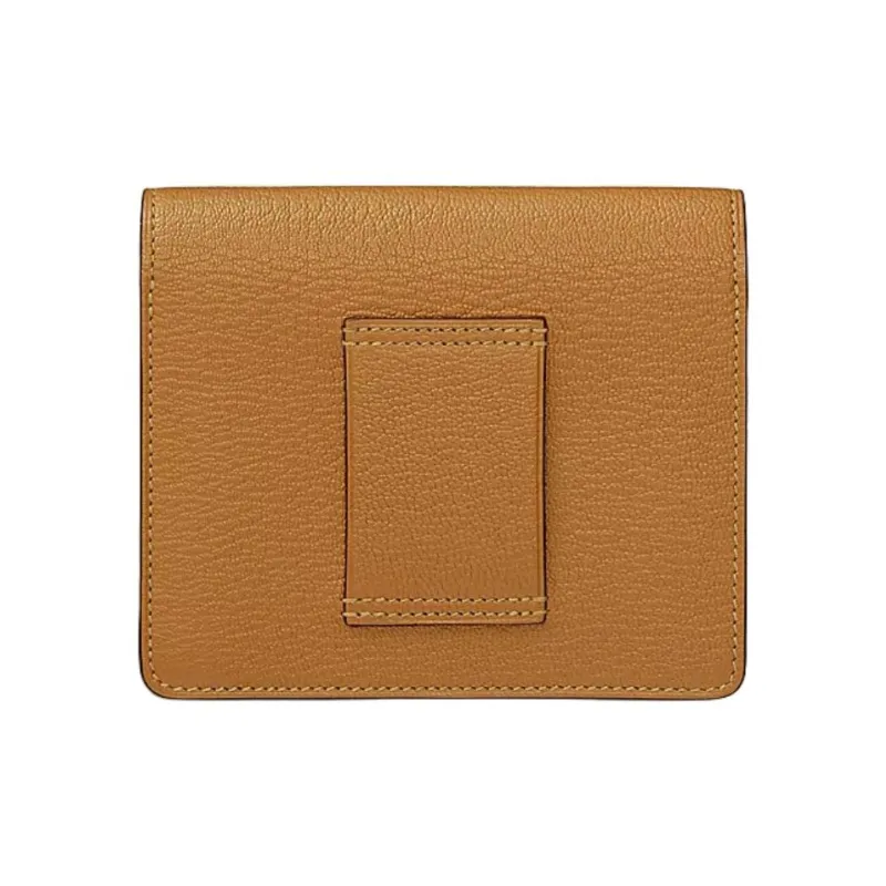 HERMES Roulis Goatskin Pig Nose Fanny Pack Women's Paulownia Color-1
