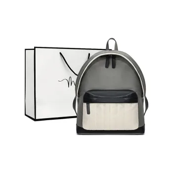 MILLIE'S Cow Leather Backpack Regular Women's Gray
