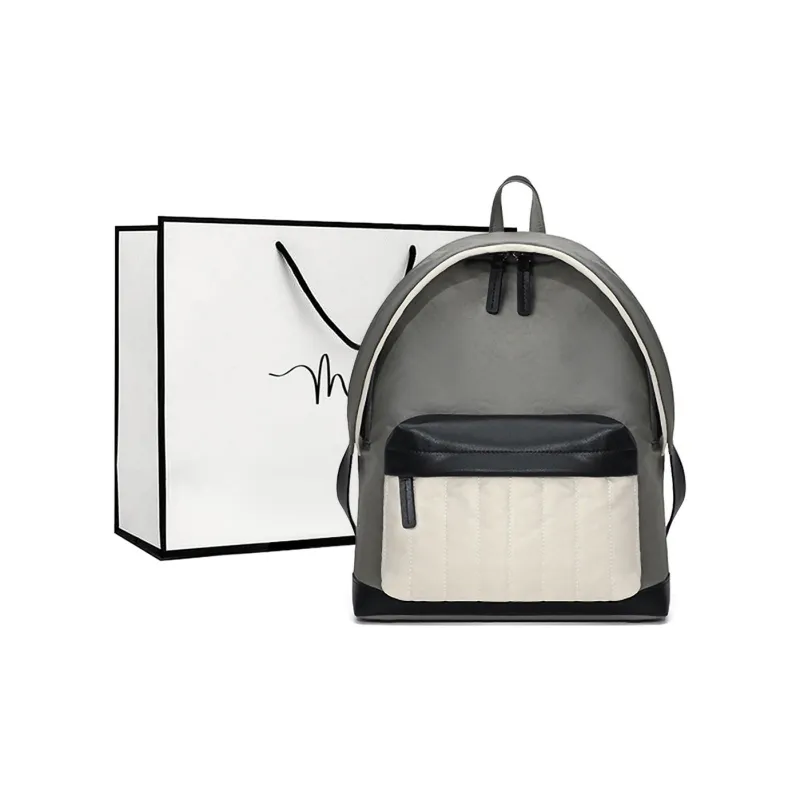 MILLIE'S Cow Leather Backpack Regular Women's Gray-0