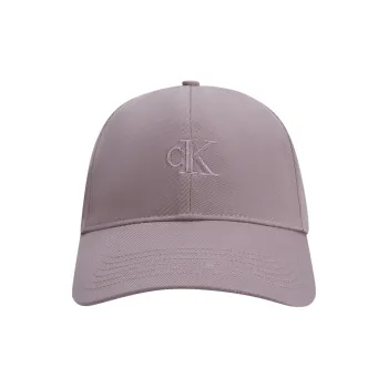 CALVIN KLEIN Cotton Baseball Caps Unisex Taro Purple