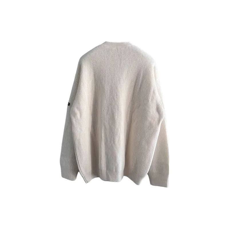 Balenciaga SS24 Sweater Loose Fit Style Men's White-1
