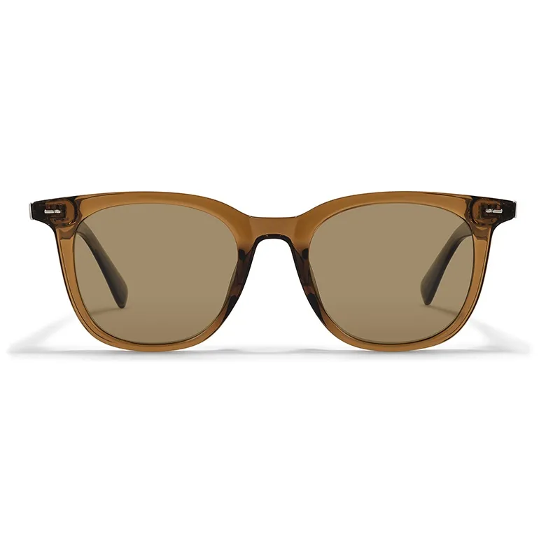 Sagawa TR/Memory Plastic Plate Round Sunglasses Unisex-3