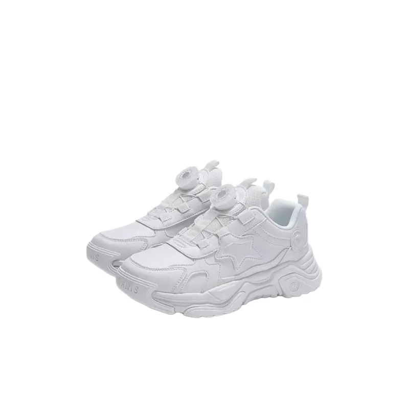 TARANIS Anti Slip Wear Resistant Low Top Kids' Running Shoes White Kids'-2