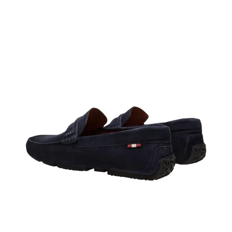 BALLY Logo embroidered Loafers-3