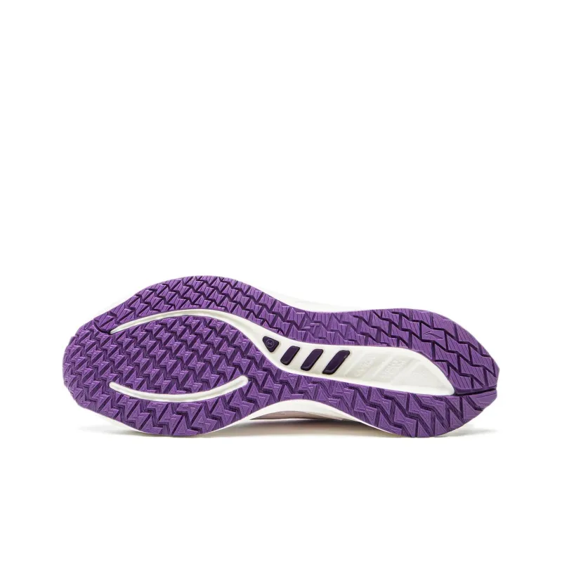 LiNing Anti Slip And Wear Resistant Breathable Low Top Casual Running Shoes Women's White Purple-6