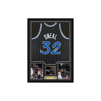 Three For Basketball Fan Supplies Beckett Certification Framed Black Unisex
