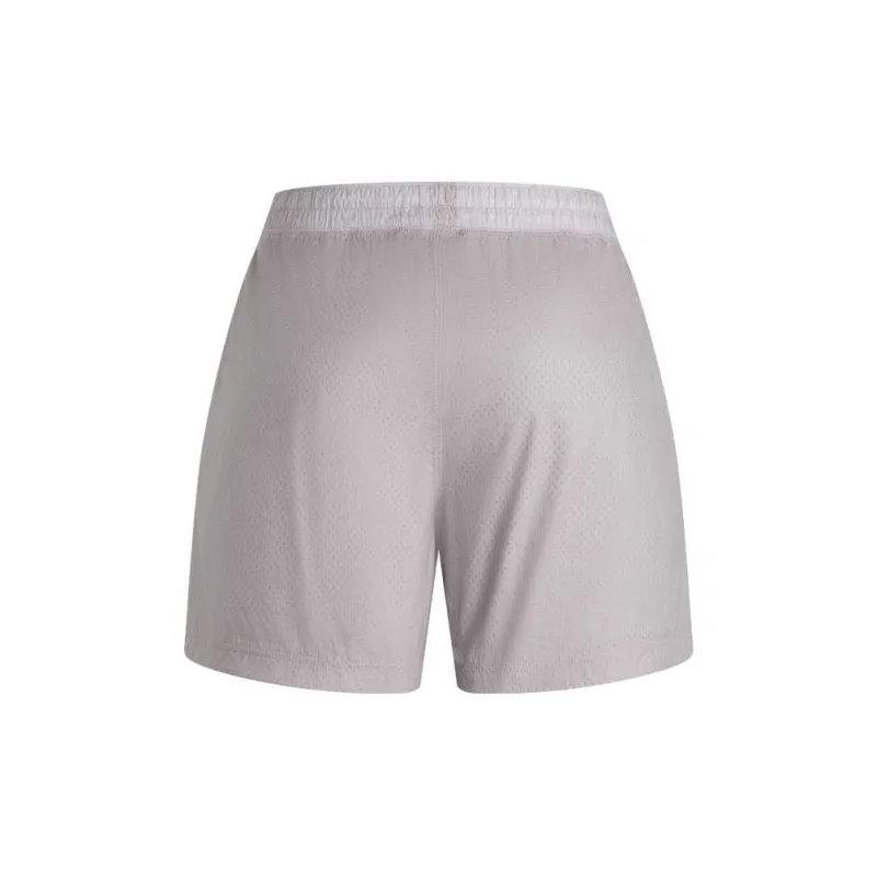 Under Armour Rival Casual Shorts Women's Daybreak Gray Pink-1